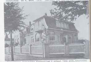 Königsberg (Pr.), Stadtkreis Königsberg Körteallee (fr. Königinallee) 2 Königsberg, Körteallee, Doppelvilla Zastrotzky Königsberg, Stadtteil Amalienau