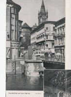 Königsberg (Pr.), Stadtkreis Königsberg Vorstädtische Langgasse (fr. Kronenstraßeḩ Vorstadt嚊� Vorstadt) Königsberg (Pr.), Vorstädtische Langgasse und Durchblick auf das Schloß Königsberg, Schloß