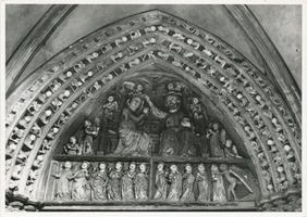Marienburg, Westpr., Kreis Marienburg Marienburg i. Westpr., Die Marienburg, Eingangsrelief zur St. Annen Kapelle Мариенбург, Зап. Пруссия, замок Мариенбург, рельеф у входа в капеллу Св. Анны