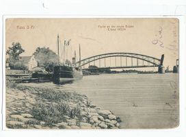 Ruß, Kreis Heydekrug Ruß, Partie an der neuen Brücke 