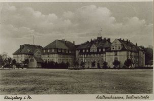 Königsberg (Pr.), Stadtkreis Königsberg Berliner Straße 38-47 Königsberg (Pr.), Berliner Straße, Artilleriekaserne Königsberg, Kasernen, Militärisches
