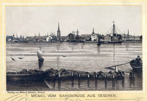 Memel, Stadt, Stadtkreis Memel Memel, Blick von Sandkrug IV Мемель, вид от Зандкруга, IV