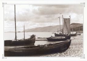 Pillkoppen, Kreis Samland Pillkoppen, Fischerkähne am Strand II Пиллькоппен, рыбацкие баркасы на пляже, II