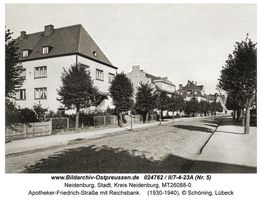 Neidenburg, Stadt, Kreis Neidenburg Apotheker-Friedrich-Straße
