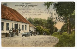 Groß Pöppeln, Kreis Labiau Groß Pöppeln, Kolonialwaren und Gastwirtschaft von Gustav Schlicht 