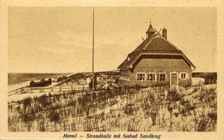 Sandkrug Stadtkr. Memel, Stadtkreis Memel Sandkrug Stadtkr. Memel, Strandhalle VI 