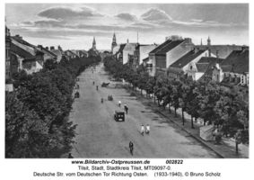Tilsit, Stadt, Stadtkreis Tilsit Deutsche Straße
