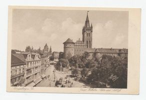 Königsberg (Pr.), Stadtkreis Königsberg Königsberg (Pr.), Kaiser-Wilhelm-Platz mit Schloß XXII Königsberg, Schloß