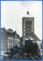 Braunsberg Kr. Braunsberg, Kreis Braunsberg Braunsberg, Ostpr., Kath. Pfarrkirche und Wehrturm V 