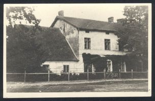 Landkeim Kr.Samland, Kreis Samland Landkeim Kr.Samland, Das Gutshaus von Südwest aufgenommen. 