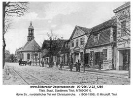 Tilsit, Stadt, Stadtkreis Tilsit Hohe Straße