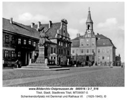 Tilsit, Stadt, Stadtkreis Tilsit Schenkendorfplatz  Tilsit, Schenkendorfplatz
