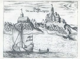 Balga, Kreis Heiligenbeil Balga, Panorama, Burgruine III 