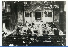 Königsberg (Pr.), Stadtkreis Königsberg Lindenstraße Königsberg (Pr.), Synagoge, Verwüsteter Innenraum Königsberg, Synagoge