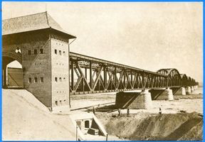 Marienwerder, Stadt, Kreis Marienwerder Marienwerder, Münsterwalder Weichselbrücke 