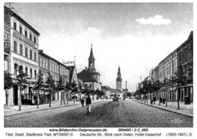 Tilsit, Stadt, Stadtkreis Tilsit Deutsche Straße