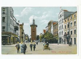Elbing, Stadt, Stadtkreis Elbing Elbing, Alter Markt mit Turm 