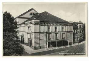 Königsberg (Pr.), Stadtkreis Königsberg Paradeplatz Königsberg (Pr.), Opernhaus Königsberg, Paradeplatz und Königsgarten
