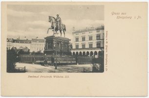 Königsberg (Pr.), Stadtkreis Königsberg Königsberg (Pr.), Denkmal, Friedrich-Wilhelm III: Кёнигсберг (Пр.), памятник, Фридрих-Вильгельм III:
