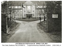 Tilsit, Stadt, Stadtkreis Tilsit   Tilsit, Krankenhäuser, Heilanstalten