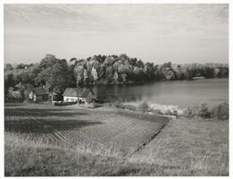  Nikolaiker See ?, Kleiner Bauernhof am See Masurische Seen