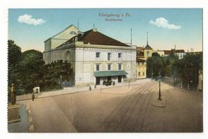 Königsberg (Pr.), Stadtkreis Königsberg Paradeplatz Königsberg (Pr.), Stadttheater XIV Кёнигсберг (Пр.), городской театр, XIV