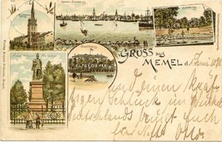 Memel, Stadt, Stadtkreis Memel Memel, 5 Aufnahmen 