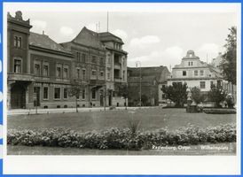 Rastenburg, Stadt, Kreis Rastenburg Adolf-Hitler-Platz Rastenburg, Wilhelmplatz VIII Rastenburg, Rathaus und Wilhelmplatz