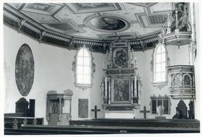 Langenau, Ort, Kreis Rosenberg Langenau, Kirche, Innen Лангенау, церковь, интерьер