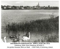 Ortelsburg, Stadt, Kreis Ortelsburg  Ortelsburg, Haussee