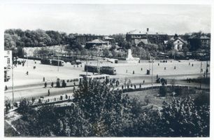 Königsberg (Pr.), Stadtkreis Königsberg Königsberg, Blick über den Hansaring, ehemaliges Messegelände Königsberg, Ostmesse