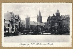 Königsberg (Pr.), Stadtkreis Königsberg Königsberg (Pr.), Partie am Schloß Königsberg, Schloßteich