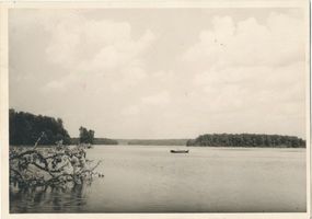  Lansker See, Von der Polkoablage aus gesehen озеро Ланскер, вид от пристани Полко