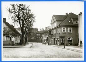 Hohenstein Kr. Osterode, Stadt, Kreis Osterode Hohenstein i. Ostpr., Blick auf die Behring-Schule Хоэнштайн (Вост. Прус.), вид на школу имени Беринга