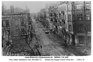 Tilsit, Stadt, Stadtkreis Tilsit Hohe Straße