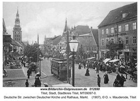 Tilsit, Stadt, Stadtkreis Tilsit Deutsche Straße