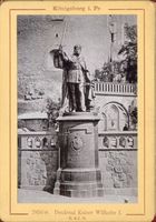 Königsberg (Pr.), Stadtkreis Königsberg Kaiser-Wilhelm-Platz Königsberg (Pr.), Kaiser Wilhelm Denkmal VIII Königsberg, Stadtteil Altstadt (Umgebung des Schlosses)