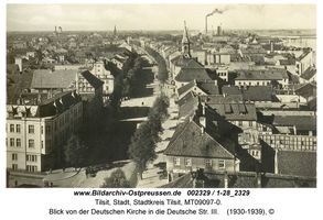 Tilsit, Stadt, Stadtkreis Tilsit Deutsche Straße