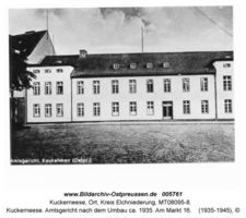 Kuckerneese, Ort, Kreis Elchniederung Am Markt