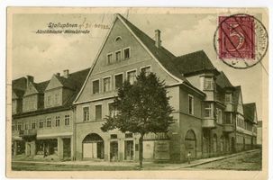Ebenrode, Stadt, Kreis Ebenrode Ebenrode fr. Stallupönen, Altstädtische Mittelstraße Эбенроде, быв. Шталлупёнен, центральная улица Старого города
