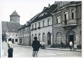 , Rößel, Marktplatz, Schlossturm Рёссель, рыночная площадь, башня замка