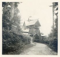 Jagdhaus Rominten, Kreis Goldap Jagdhaus Rominten, Kapelle und Glockenturm III Jagdhaus Rominten, Hubertuskapelle