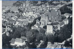Frauenburg, Kreis Braunsberg Frauenburg, Luftbild II Frauenburg, Panorama, Luftbild