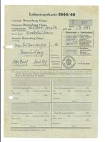 Braunsberg Kr. Braunsberg, Kreis Braunsberg Am Bullenteich 15 Braunsberg, Ostpr., Am Bullenteich 15, Lohsteuerkarte der Frieda Müller 