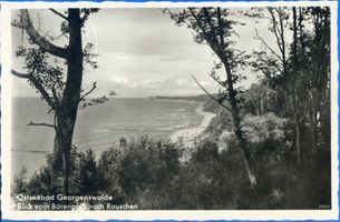 Georgenswalde, Kreis Samland Georgenswalde, Blick vom Bärenpaß nach Rauschen Samländische Steilküste