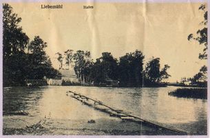 Liebemühl, Kreis Osterode Liebemühl, Hafen 