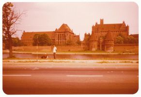 Marienburg, Westpr., Kreis Marienburg Marienburg i. Westpr., Die Marienburg von der Nogatseite XLII Мариенбург в Западной Пруссии, замок Мариенбург со стороны Ногата, XLII