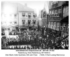 Rastenburg, Stadt, Kreis Rastenburg Alter Markt