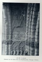 Lochstädt, Kreis Samland Lochstädt, Ordensschloß,  Teilstück von der linken Seite des Kapellenportals Лохштедт, орденский замок, фрагмент с левой стороны портала капеллы