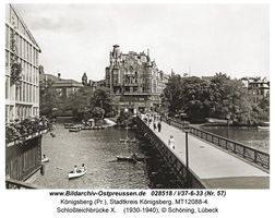 Königsberg (Pr.), Stadtkreis Königsberg  Königsberg, Schloßteichbrücke